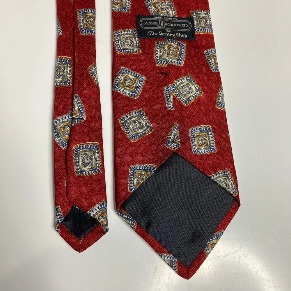 Jacobs Roberts‎ for the gentry shop hand sewn tie 100% silk